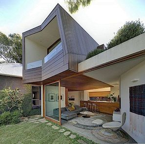 Một sự pha trộn tuyệt đẹp của không gian trong nhà và ngoài trời trong một ngôi nhà từ Úc