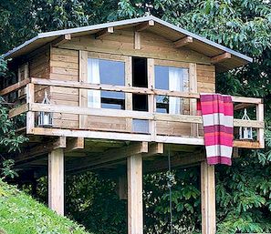 Een gezellig houten huisje in de bergen van Cantabrië
