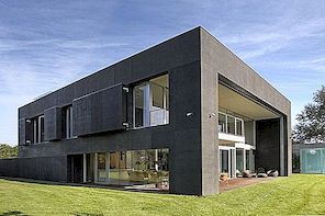 Een modern huis in Polen, het veilige huis