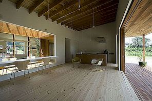 Ett enkelt och modernt japanska hus av Studio Synapse