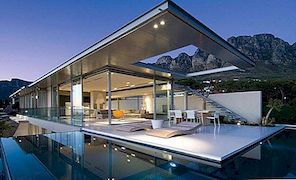 Fantastisk uthyrning villa med panoramautsikt i Sydafrika