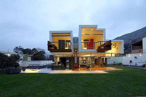 祖传当代建筑：类似3D的卷在秘鲁定义一个房子