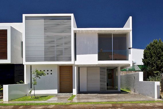 Architectonisch minimalisme en geometrische lay-outs: huis Seth Navarrete