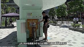 Automated Underground Bike Storage med en kapacitet på 204 cyklar