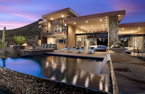 Moderní luxusní dům v Arizoně: Sefcovická rezidence