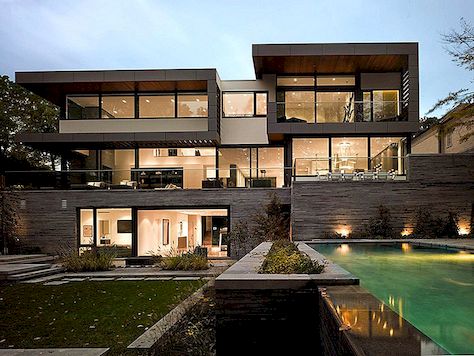 Awarded Contemporary Home met prachtige tuin in Toronto, Canada