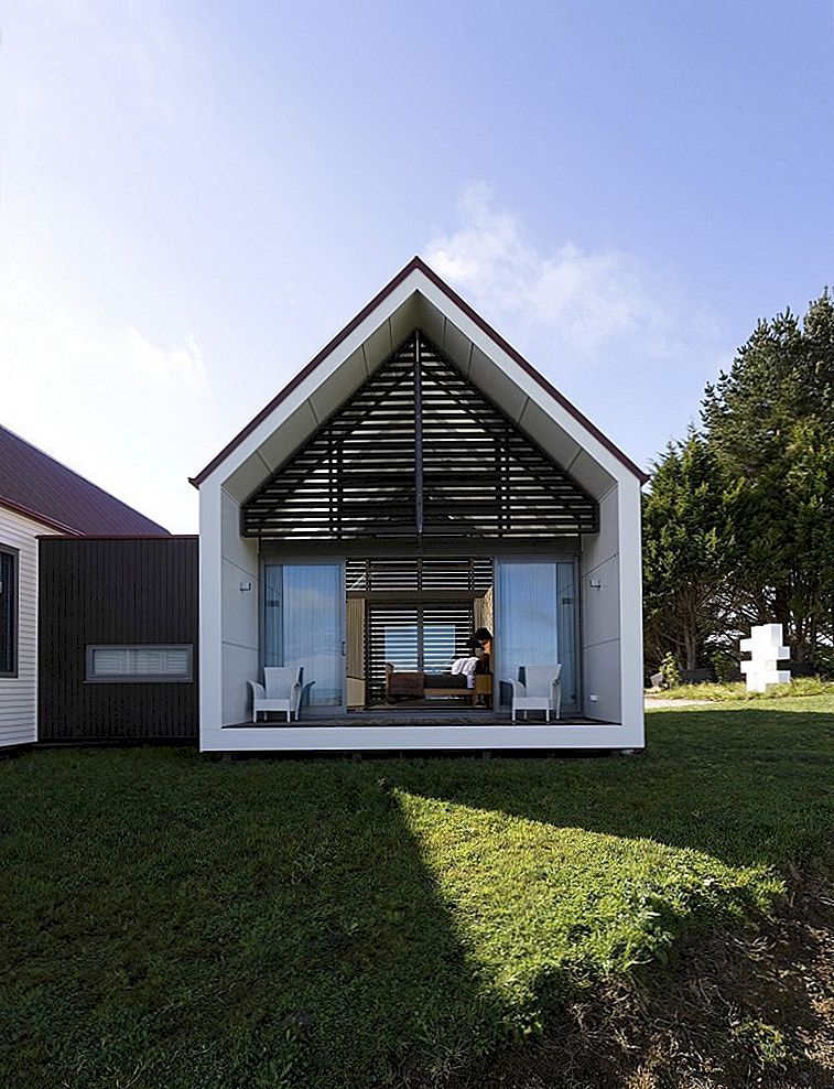 Heldere en opbeurende landelijke retraite in Nieuw-Zeeland: Farmhouse by RTA Studio