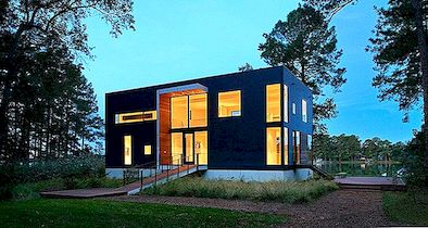 Bright, Creekside σπίτι στο Μέριλαντ χτισμένο για τις απόψεις του