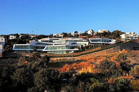 Cascading Lava Flows Inspirerande Modern Architecture: Hebil 157 Hus av Aytac Architects