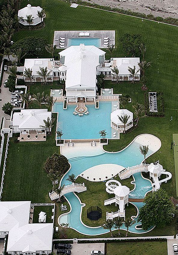 Celine Dion jaunā $ 20 miljonu mājas Florida ir Ūdens Wonderland