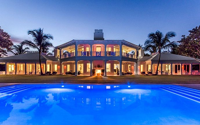 Celine Dion's Oceanfront Florida Estate op de markt voor $ 72 miljoen