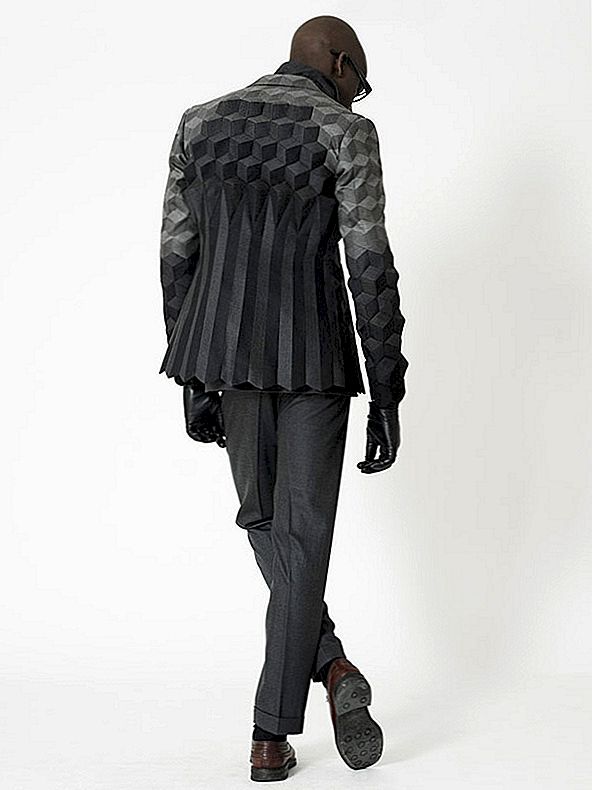 Gecertificeerde manier om op te vallen als een architect: kubus-geïnspireerde jas door Ichiro Suzuki