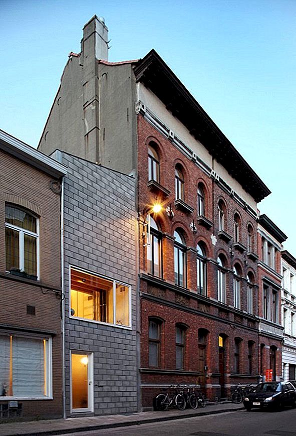 Přístup chytrých architektur v Gentu, Belgie: dům 12k
