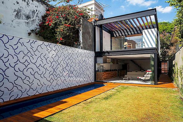 Compact Leisure Home is een eerbetoon aan de Braziliaanse modernistische architectuur