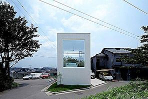 Kompaktni minimalizem: svetla japonska hiša, navdihujoča spoko