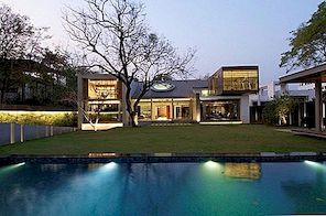 Complexe woning in India met een adembenemend modern ontwerp