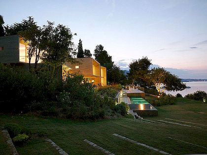 Concrete & Glass Residence i Frankrike Fotografera landskapet: Maison Le Cap
