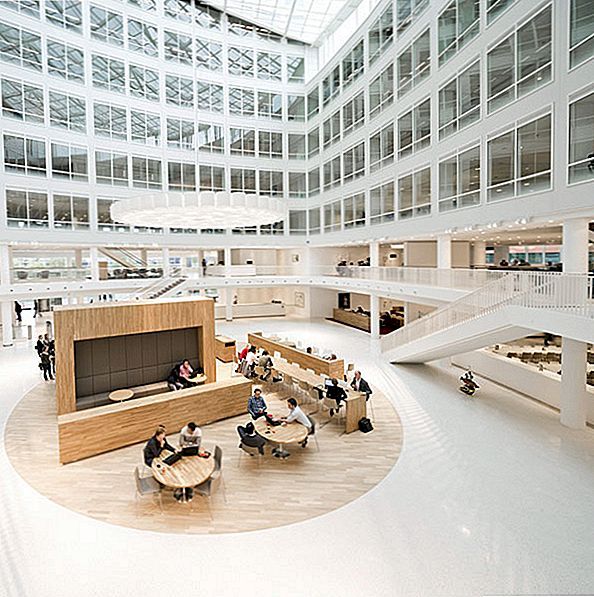Považováno za jedno z nejlepších pracovních prostor v Evropě: centrála společnosti Eneco v Rotterdamu