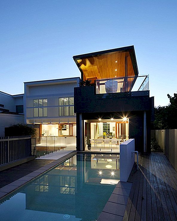 Současná dvoupodlažní rezidence v Brisbane v Austrálii