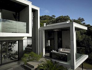 当代混凝土住宅，拥有令人惊叹的室内设计在新西兰