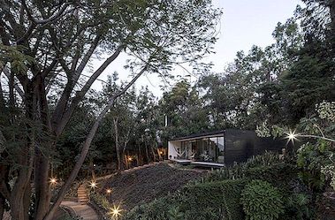 Contemporary Forest Shelter Breaks In Two per un look pulito
