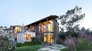 Σύγχρονο σπίτι με WA Design με θέα στο κόλπο του Σαν Φρανσίσκο