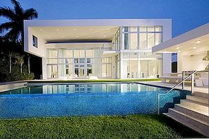 Moderní dům se nachází v Miami Beach