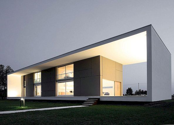Suvremena rezidencija povezuje se s okolinom kroz minimalističku ljusku