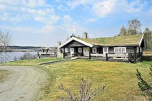 Útulný dřevěný dům v Norsku