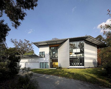 Ustvarjalna arhitekturna načela so lepo prikazana: Gap Residence v Brisbaneu
