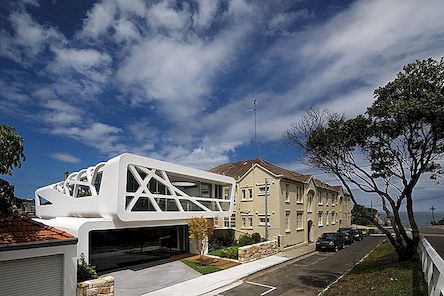Kreativ arkitektur i Australien Utforska uppfattningen om utsikt och tillflykt