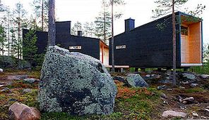 Radošais koka slēpošanas kūrorts Lapzemē, Somija: Villa Valtanen