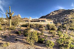Op maat gemaakte Shanholt-residentie in de woestijnberggemeenschap in Arizona