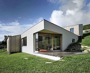 Härlig minimalistisk hem i Frankrike: Snail House