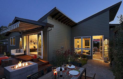 令人愉快的现代小屋在加利福尼亚引发温暖的家庭氛围