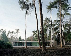 Diverse "Y" -formade moderna bostad i Nederländerna: Villa 1