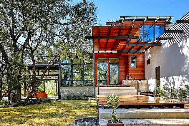 Ekologický rodinný dům pod texaským sluncem: Green Lantern Residence