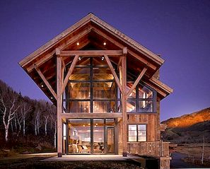 Eko-prijateljski planinski suvremeni dom u Coloradu