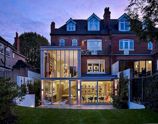 Edwardian Home i London Gets Contemporary Addition