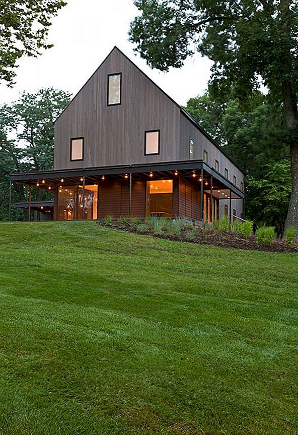 Elegant modernt hem med minimalistisk inredning i Iowa