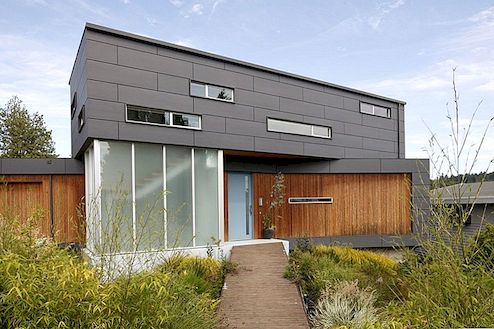 Verhoogde boven betoverende uitzichten in Seattle: Ballard Cut Residence