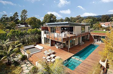 Betoverende Eco-Friendly Home met een prachtig uitzicht over de Stille Oceaan