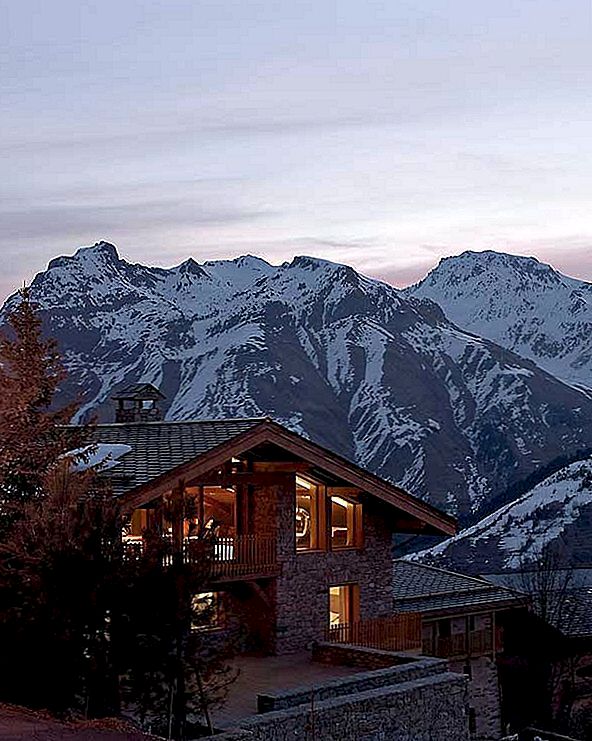 Exceptionell alpin skidstuga i de franska Alperna