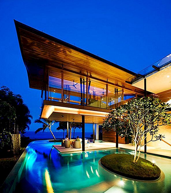 新加坡异域风情住宅：鱼屋