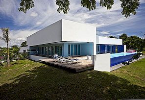 Skvělá rodinná rezidence v odstínech modré
