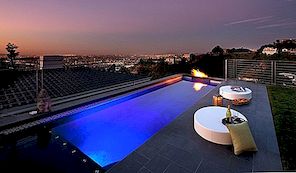 Utsökt Modern Villa med Eye-Catching Detaljer i Hollywood Hills