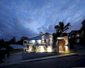 Uitgebreide en verbouwde residentie in Brisbane door Shaun Lockyer Architects