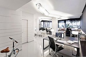 Φρέσκο ​​και μοντέρνο γραφείο γραφείου από το Dom Arquitectura
