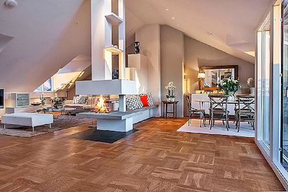 Ny skandinavisk lägenhet med två soliga terrasser