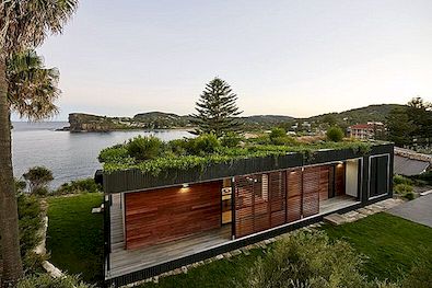 绿色屋顶展示了澳大利亚海岸的可持续生活